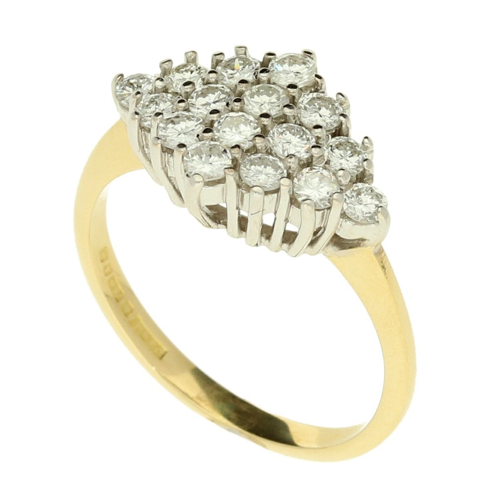 18ct Yellow Gold Diamond Ring - 0.48ct
