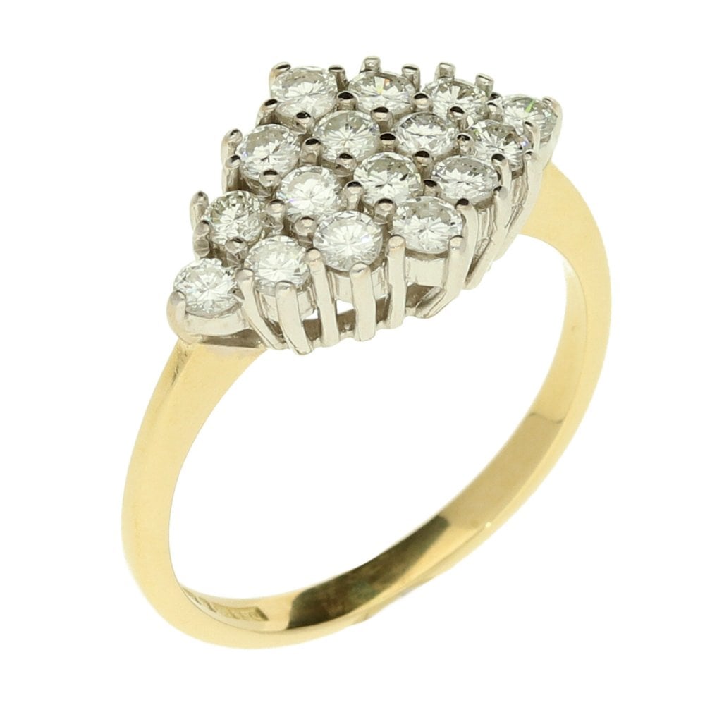18ct Yellow Gold Diamond Ring - 0.48ct