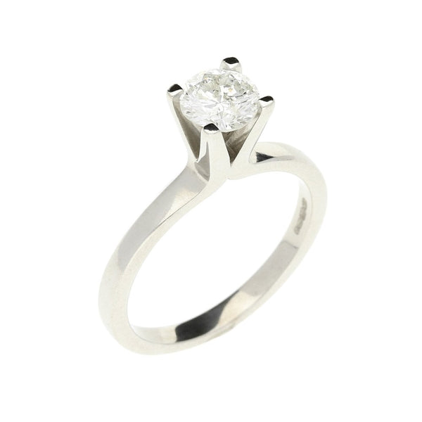 18ct White Gold Diamond Engagement Ring - 0.75ct