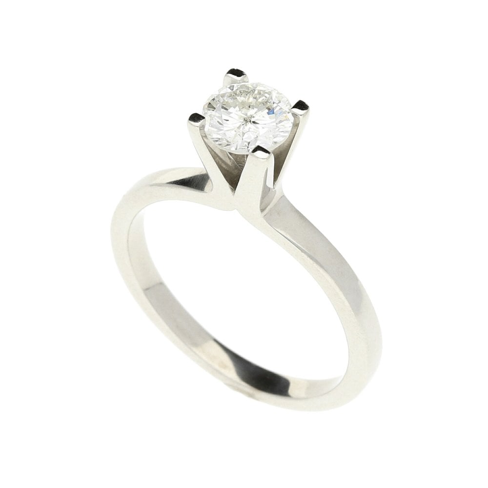 18ct White Gold Diamond Engagement Ring - 0.75ct
