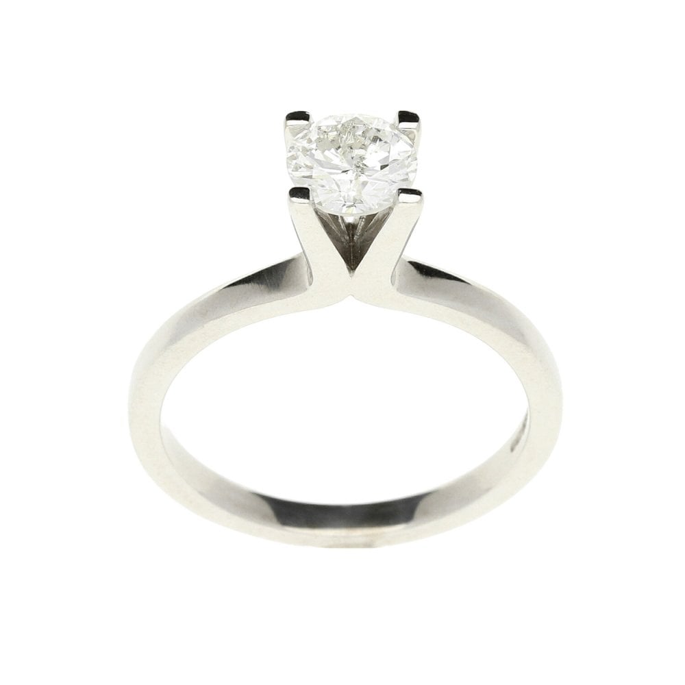 18ct White Gold Diamond Engagement Ring - 0.75ct