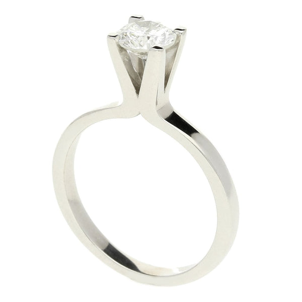 18ct White Gold Diamond Engagement Ring - 0.75ct