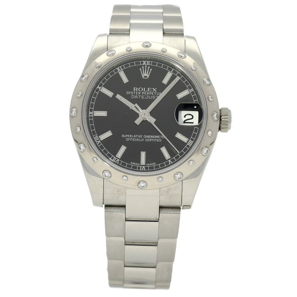Datejust 178344 - Midsize Watch - Diamond Bezel - 2013