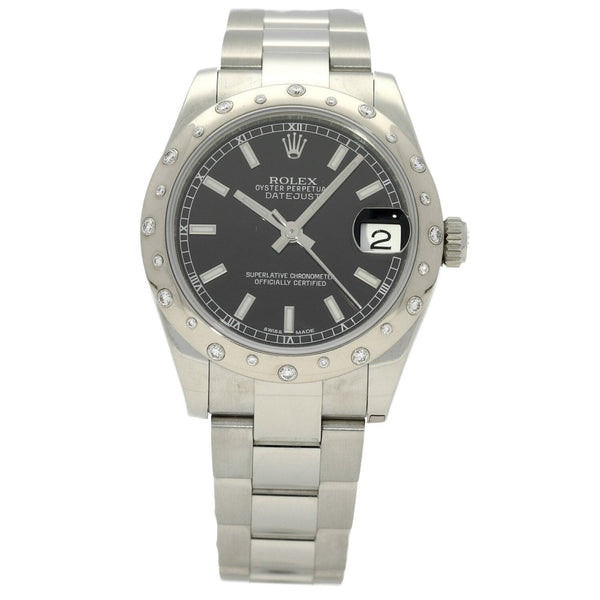 Datejust 178344 - Midsize Watch - Diamond Bezel - 2013