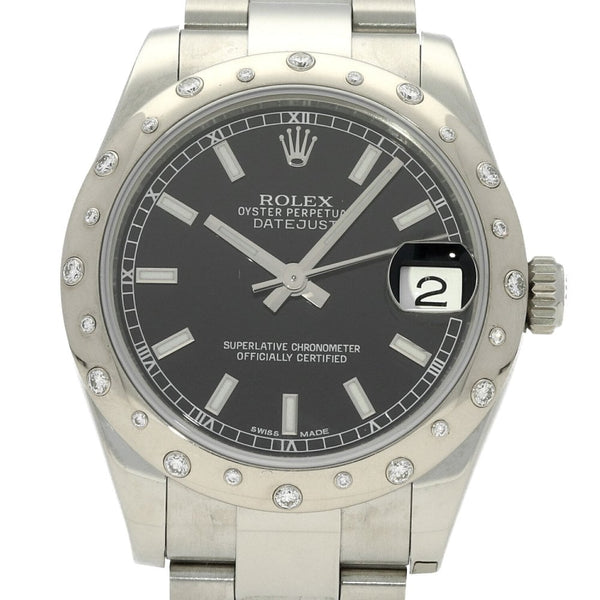 Datejust 178344 - Midsize Watch - Diamond Bezel - 2013