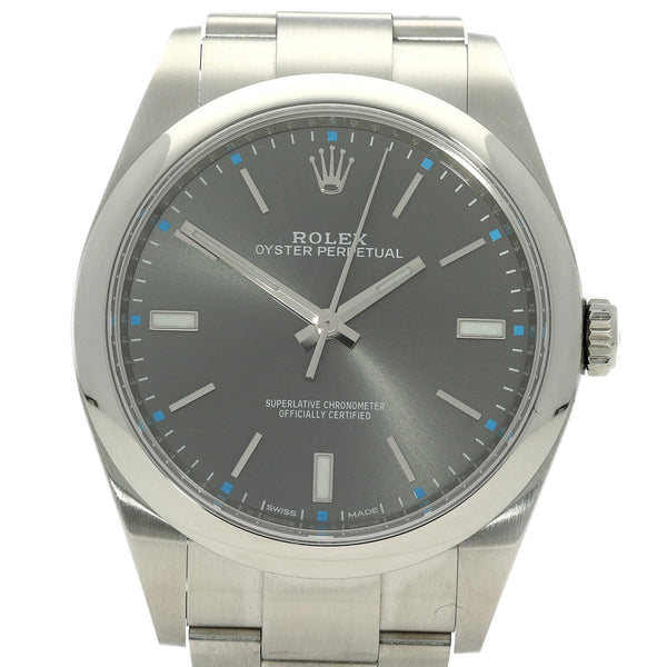 Oyster Perpetual 114300 - Dark Rhodium Dial - 2017