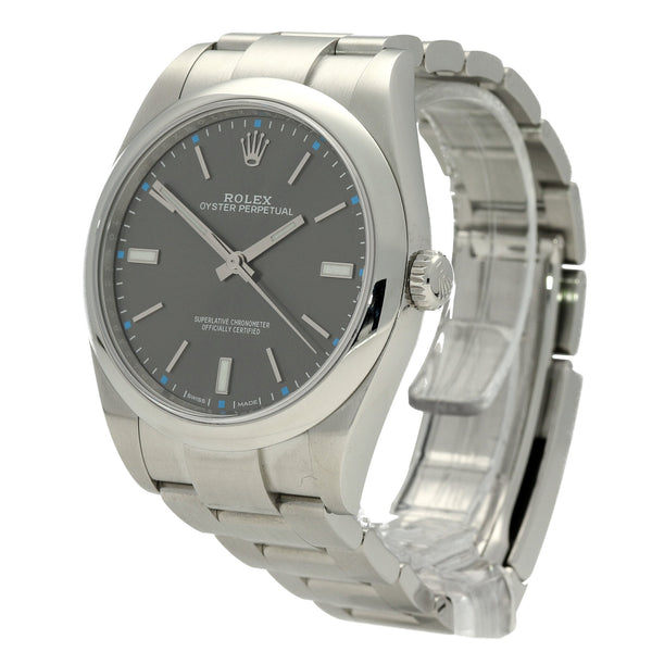 Oyster Perpetual 114300 - Dark Rhodium Dial - 2017