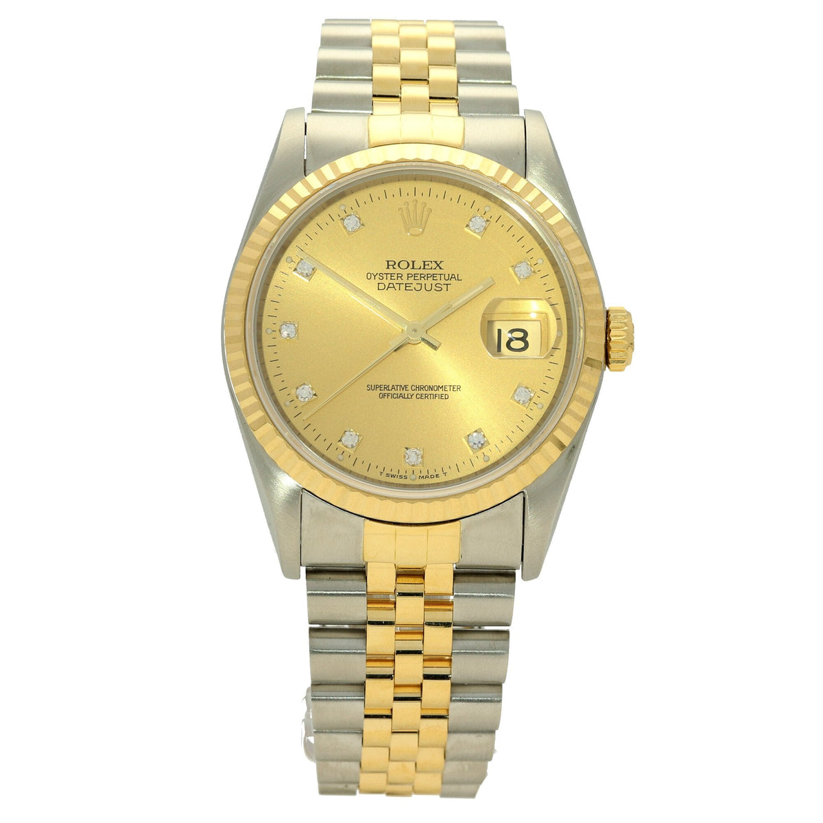 Datejust 16233 - Champagne Diamond Dial - 1994