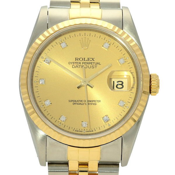 Datejust 16233 - Champagne Diamond Dial - 1994