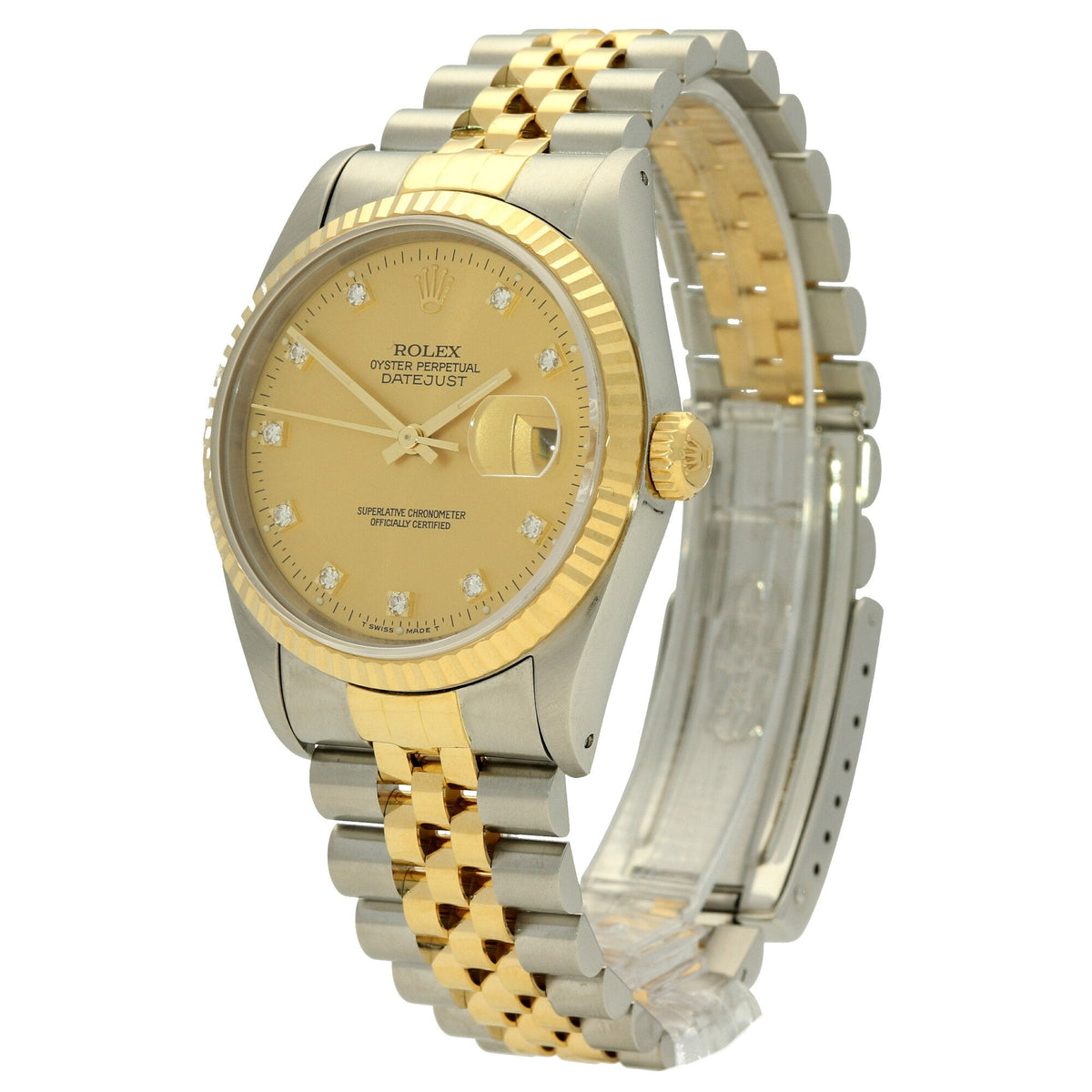 Datejust 16233 - Champagne Diamond Dial - 1994