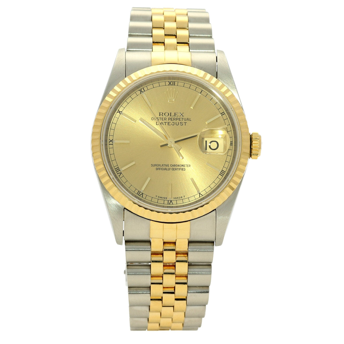 Datejust 16233 - Gents Watch - Champagne Dial - 1997