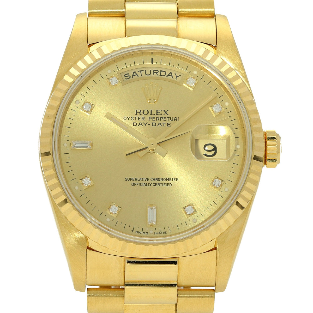 Day-Date 18238 - Champagne Diamond Dial - 1991