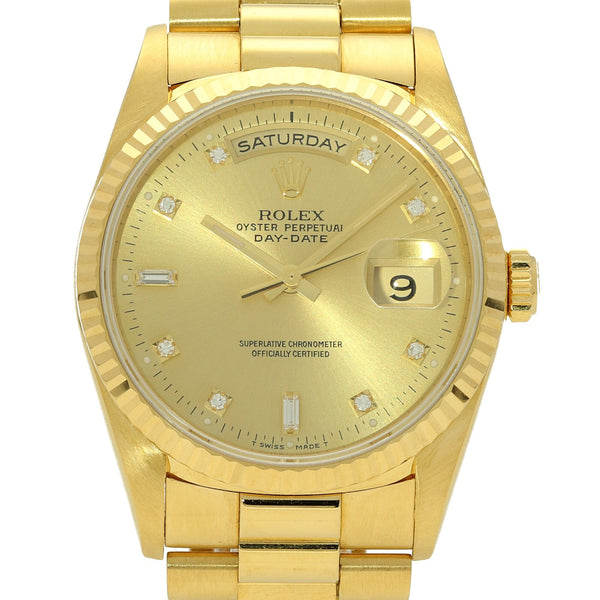 Day-Date 18238 - Champagne Diamond Dial - 1991