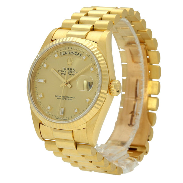 Day-Date 18238 - Champagne Diamond Dial - 1991
