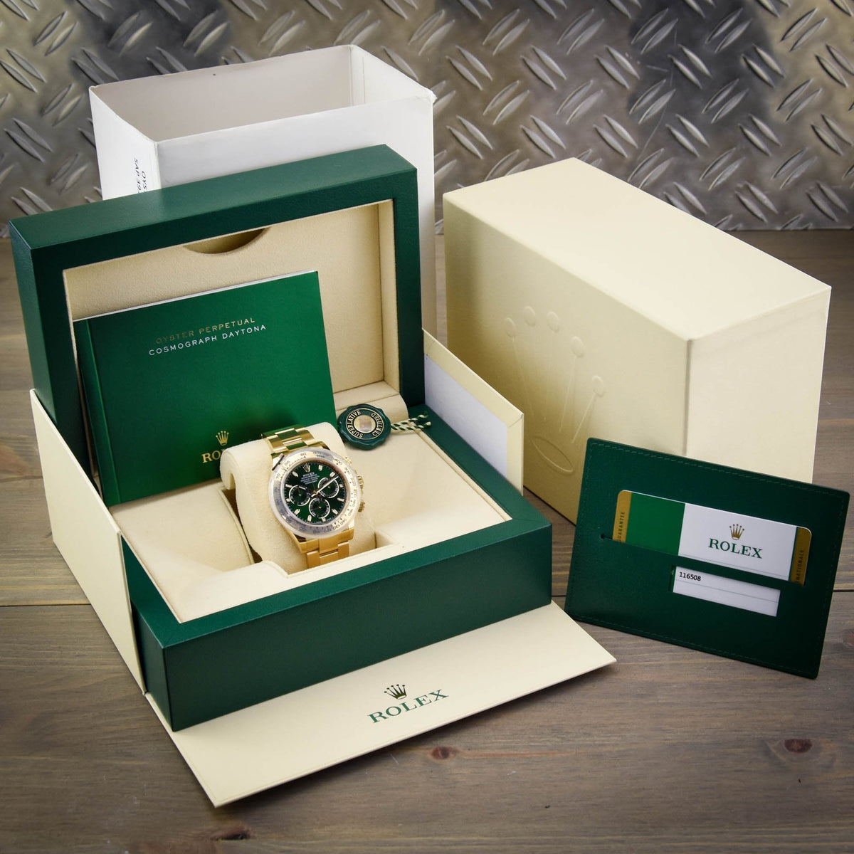Cosmograph Daytona 116508 - Green Dial - 2018