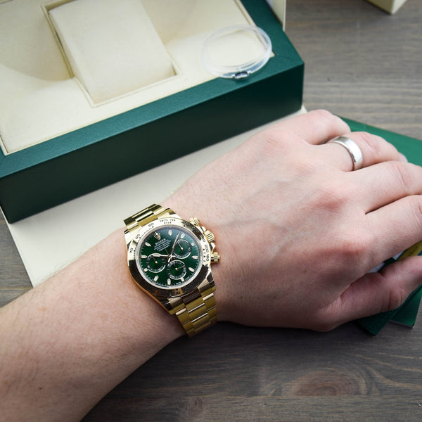 Cosmograph Daytona 116508 - Green Dial - 2018