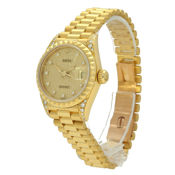 Datejust 69188 - Diamond Set - Pyramid Bezel - 1995
