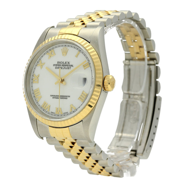 Datejust 16233 - White Roman Dial - 2000