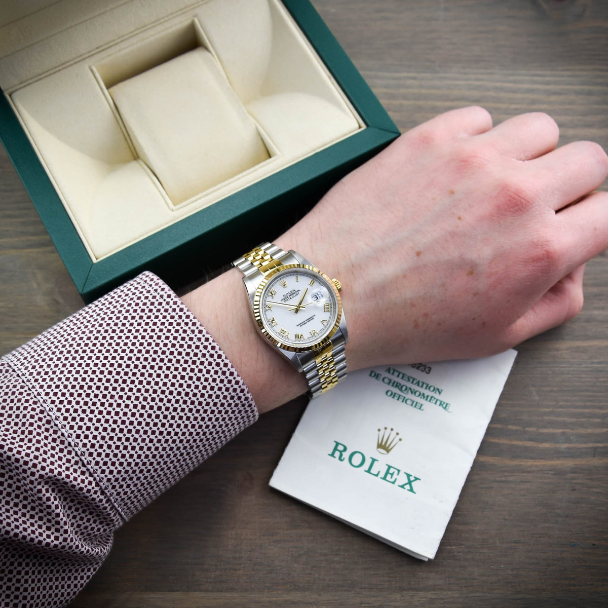 Datejust 16233 - White Roman Dial - 2000
