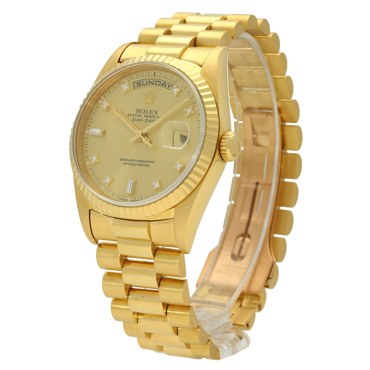 Day-Date 18238 - Champagne Diamond Dial - 1991