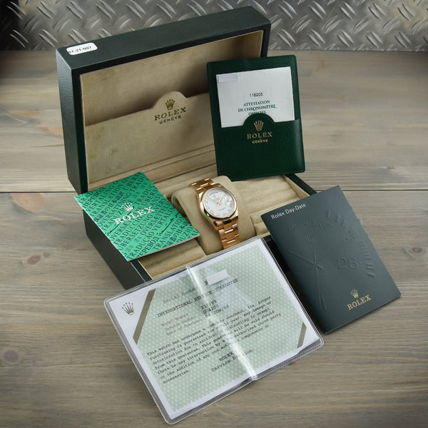 Day-Date 118205 - Gents Watch - Everose Gold - 2001