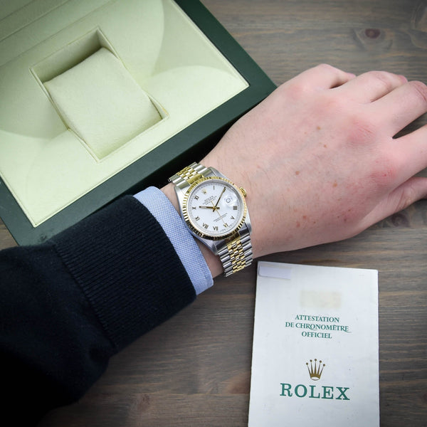 Datejust 16233 - White Roman Dial - 1994