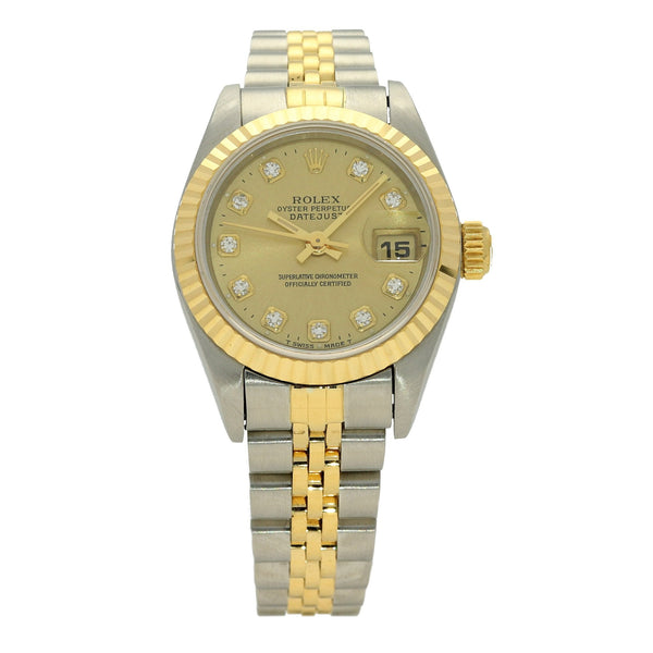 Datejust 69173 - Champagne Diamond Dial - 1994