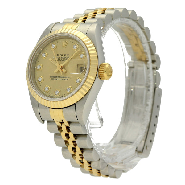 Datejust 69173 - Champagne Diamond Dial - 1994