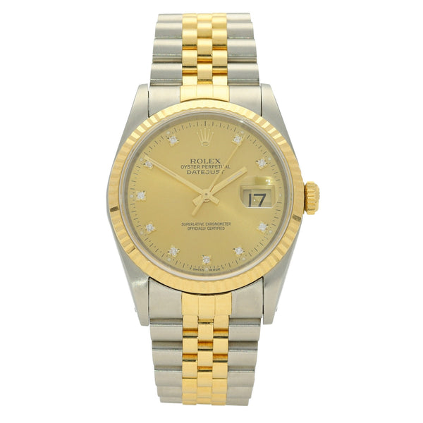 Datejust 16233 - Gents Watch - Diamond Dial - 1994