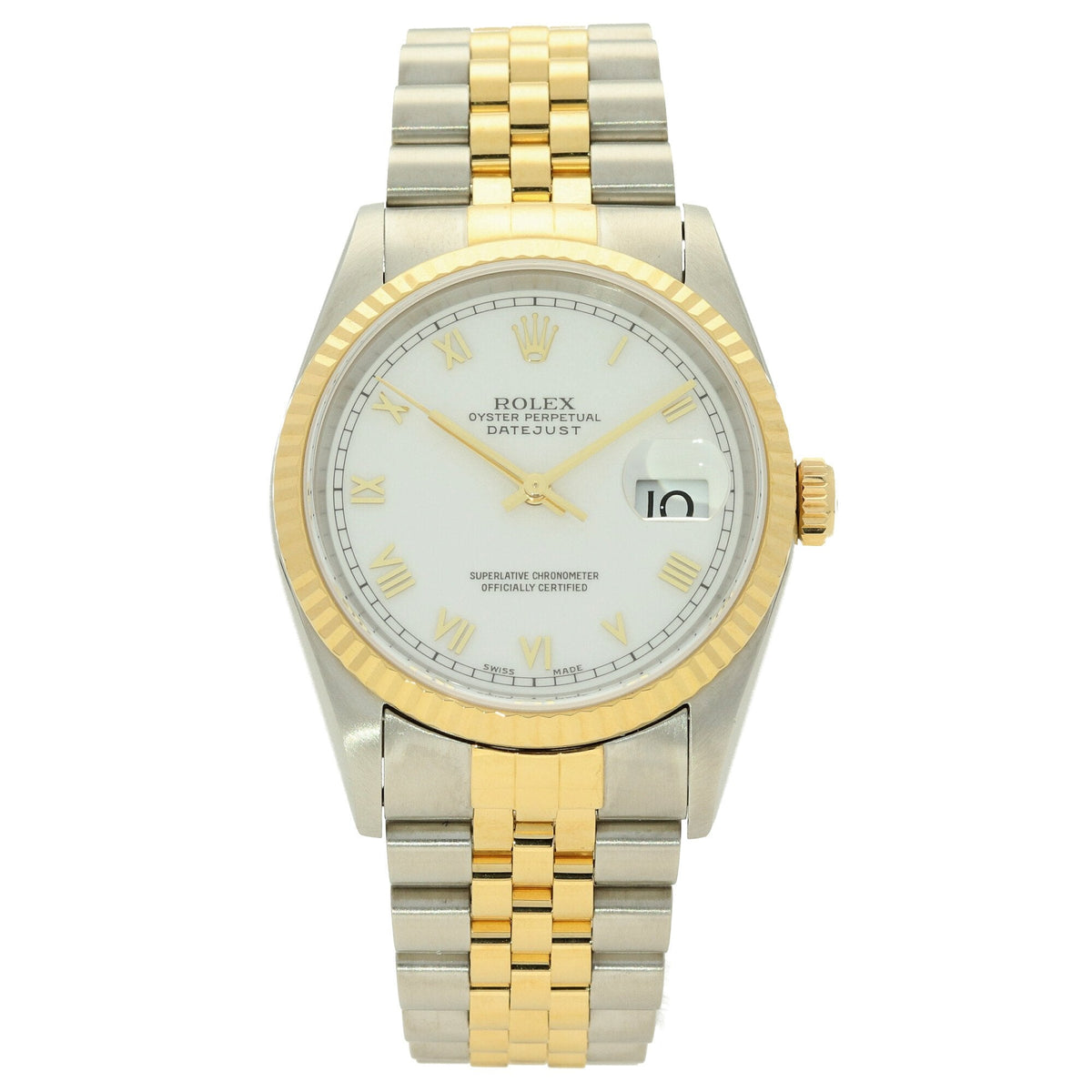 Datejust 16233 - Gents Watch - White Dial - 1997