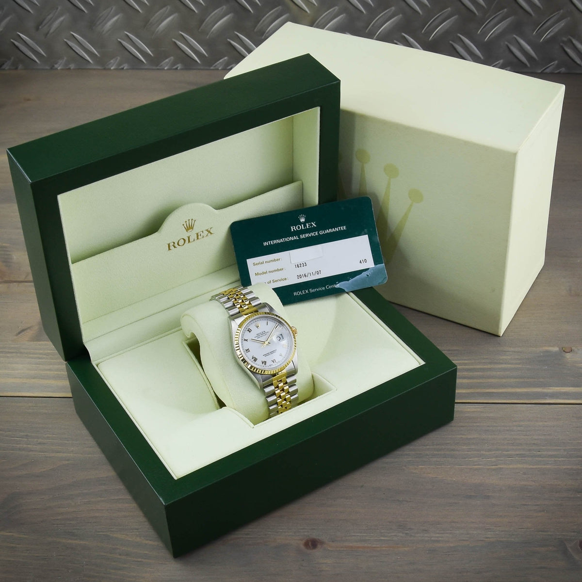 Datejust 16233 - Gents Watch - White Dial - 1997