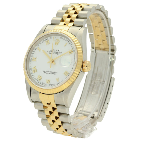 Datejust 16233 - Gents Watch - White Dial - 1997
