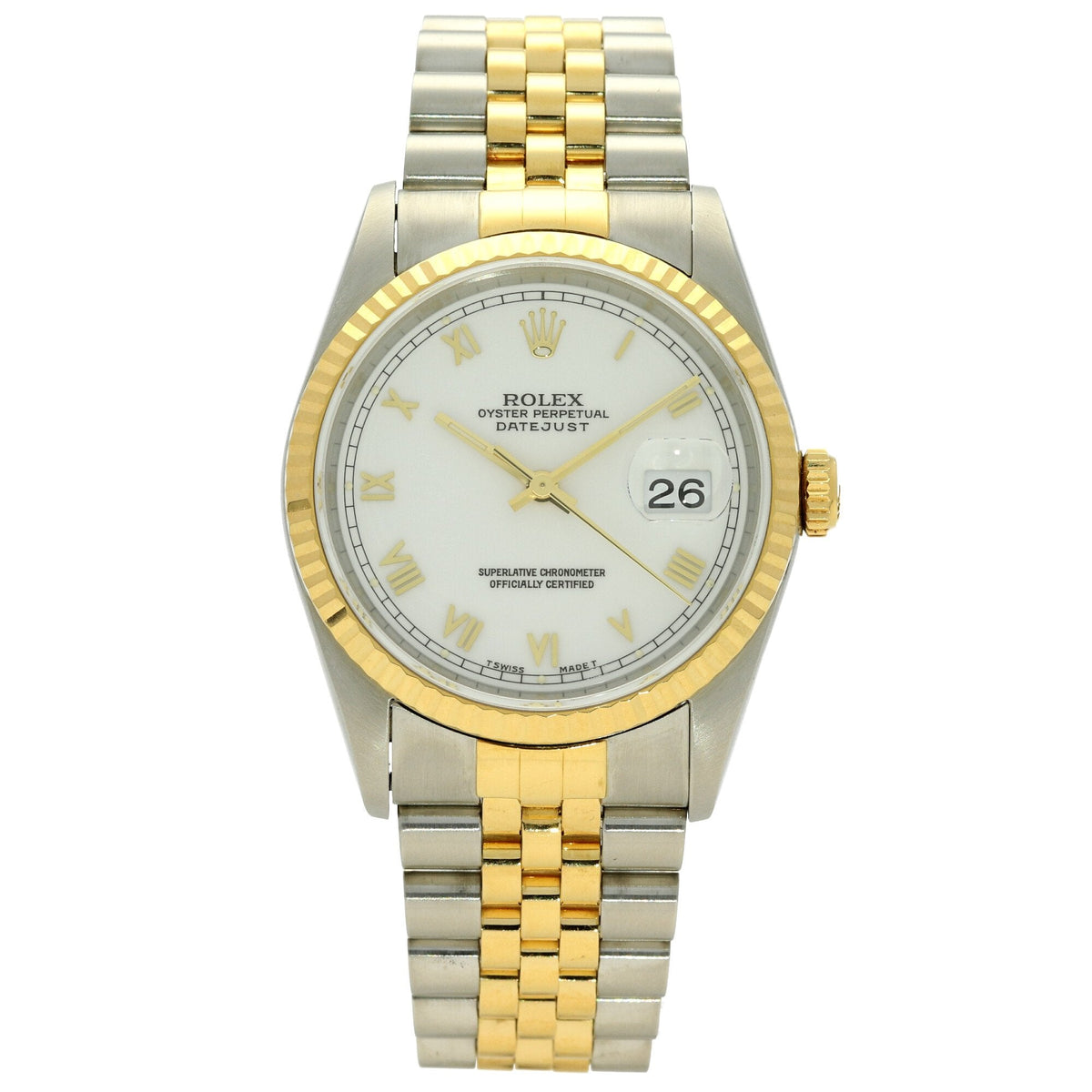 Datejust 16233 - Gents Watch - White Dial - 1995