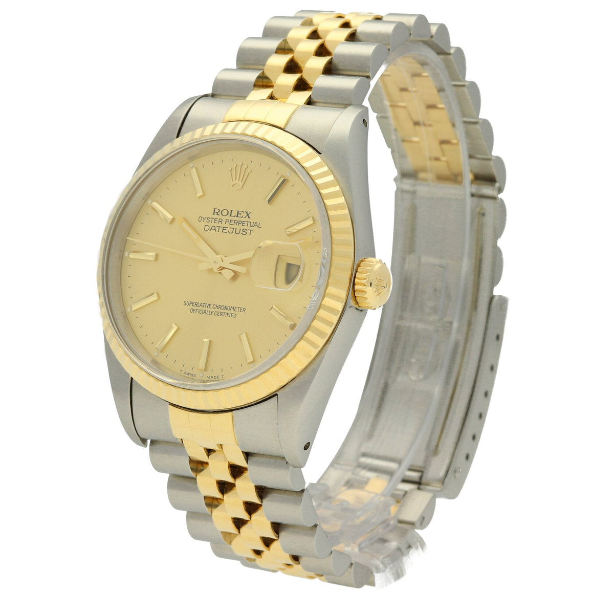 Datejust 16233 - Gents Watch - Gold Dial - 1992
