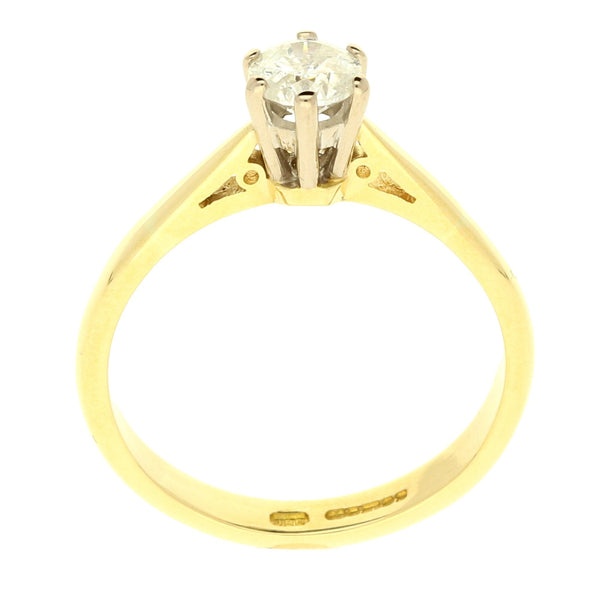 18ct Yellow Gold Engagement Ring - 0.47ct