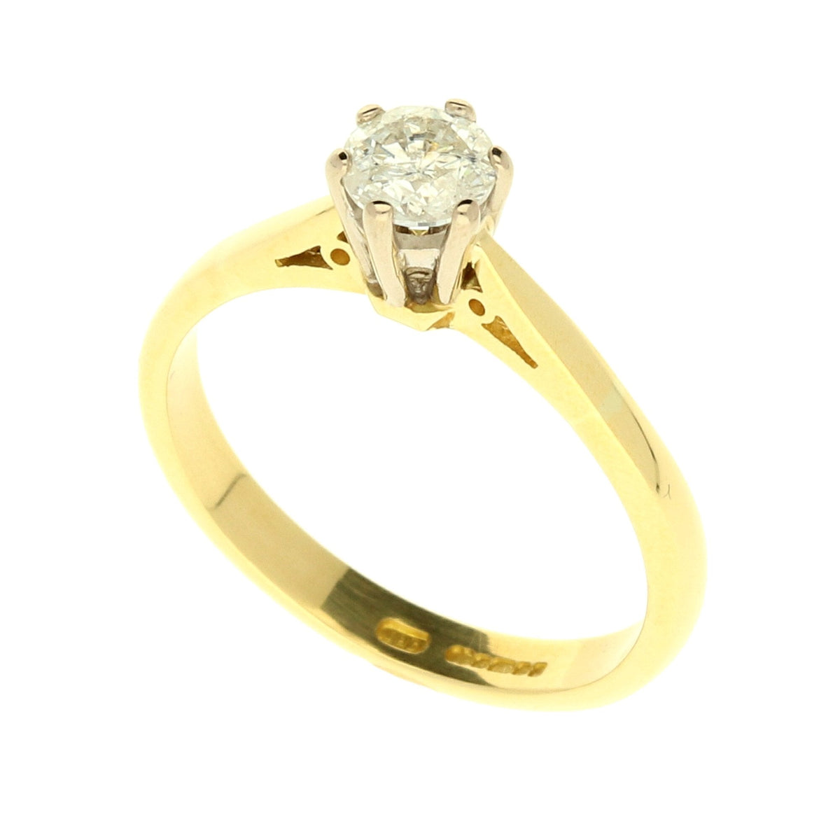 18ct Yellow Gold Engagement Ring - 0.47ct