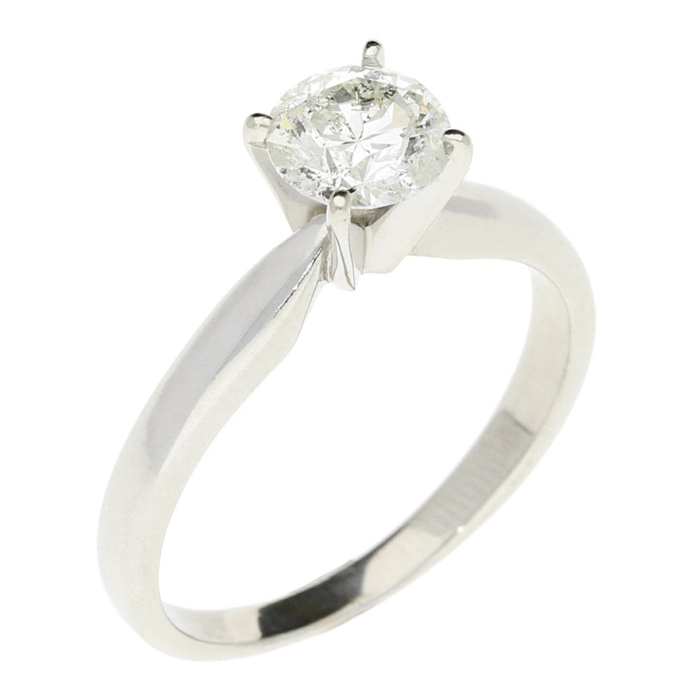 18ct White Gold Diamond Engagement Ring - 4.3g
