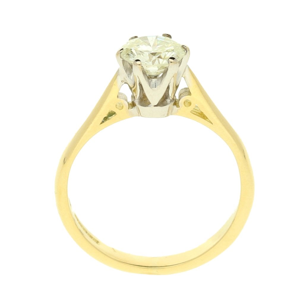 18ct Yellow Gold Diamond Engagement Ring - 0.66ct
