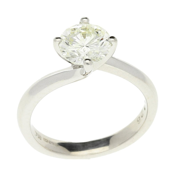 18ct White Gold Diamond Engagement Ring - 1.26ct