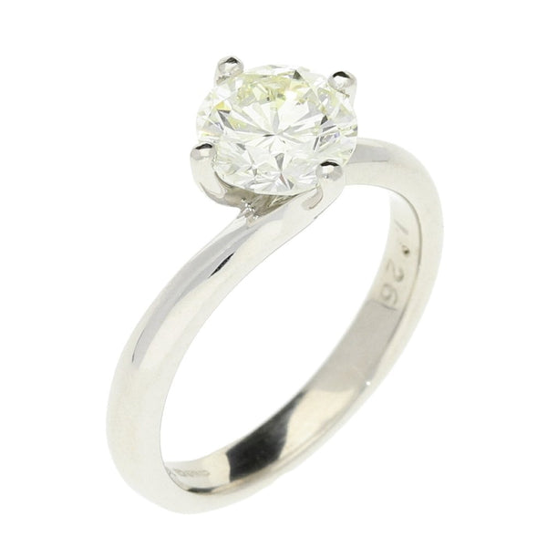18ct White Gold Diamond Engagement Ring - 1.26ct