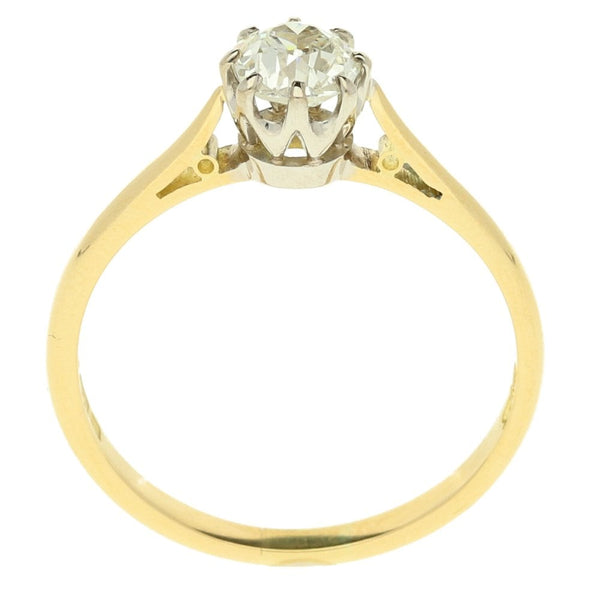 18ct Yellow Gold Diamond Engagement Ring - 0.49ct