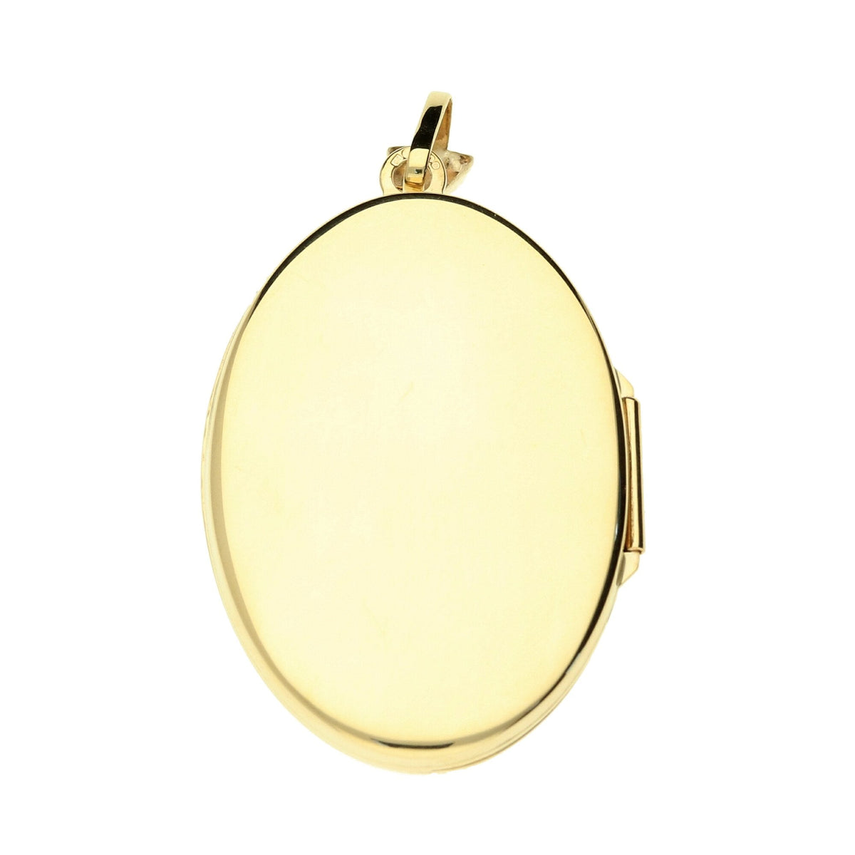 9ct Yellow Gold Locket with Amethyst Gemstone