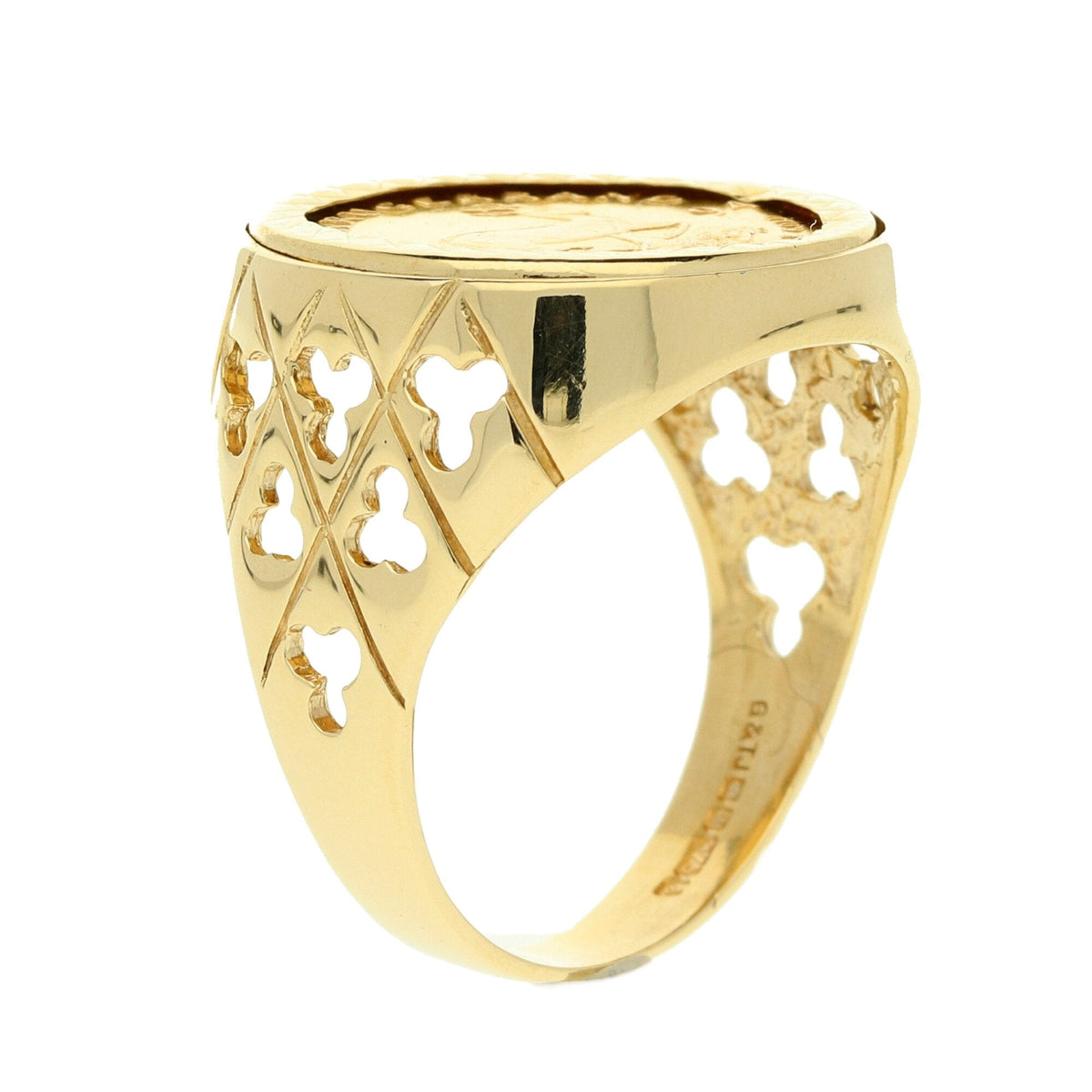 1/10 Krugerrand Coin Ring - 1994