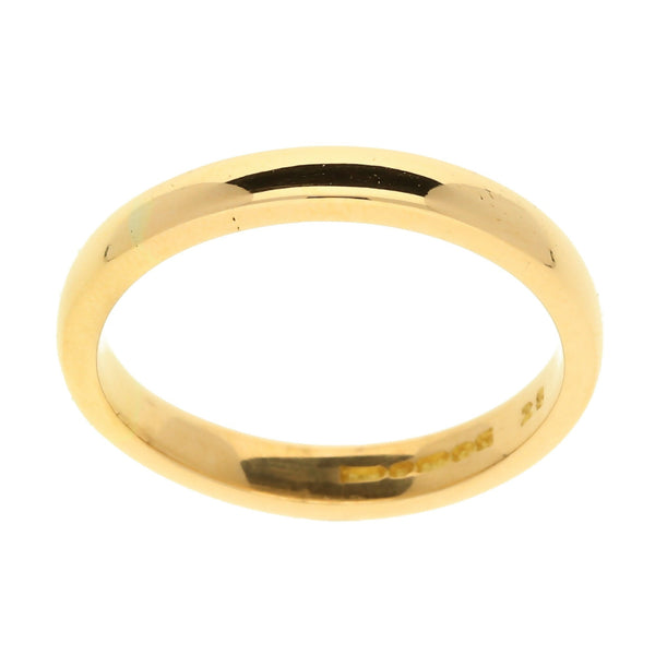 22ct Wedding Band 3.5mm - 7.10g
