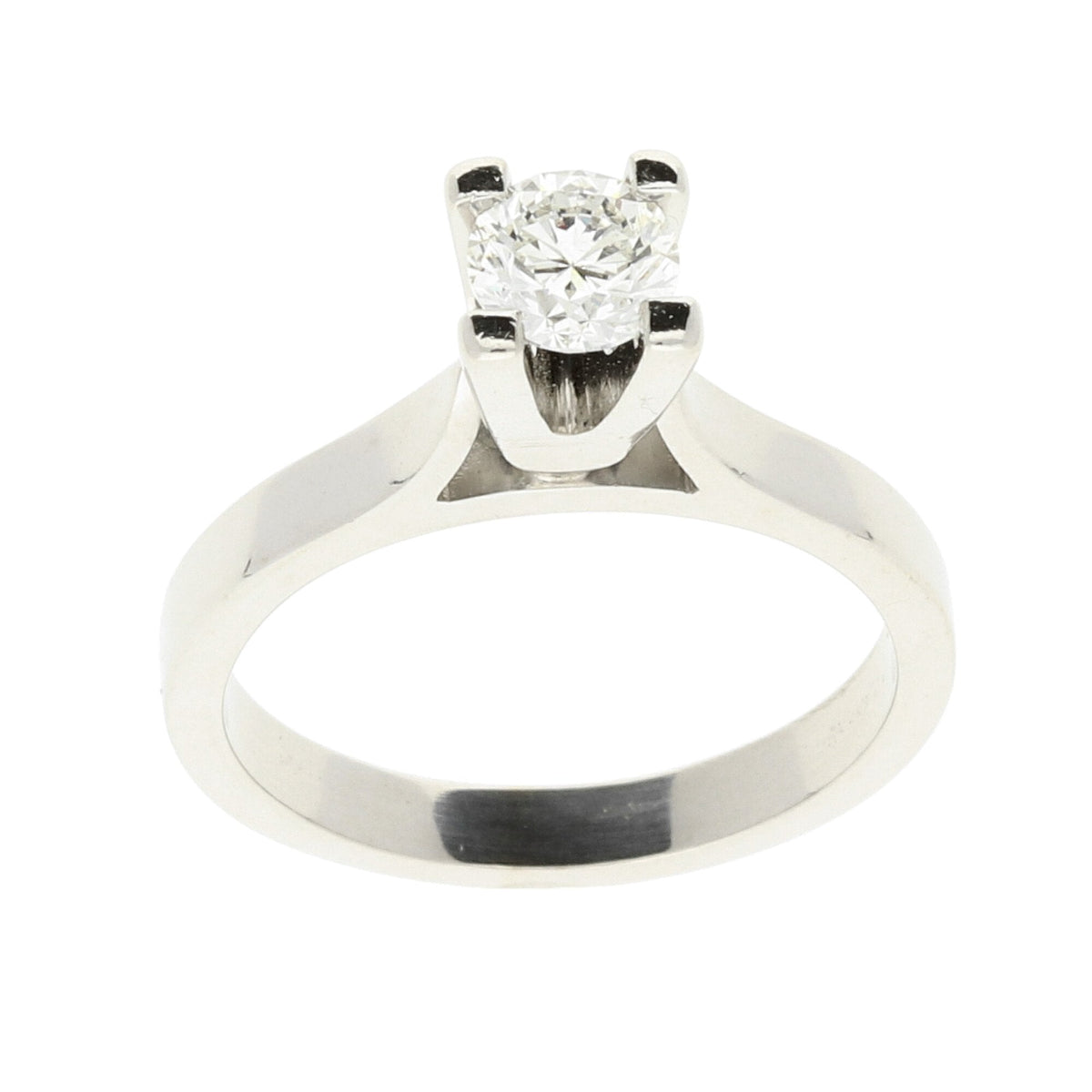 18ct White Gold Diamond Engagement Ring - 0.50ct