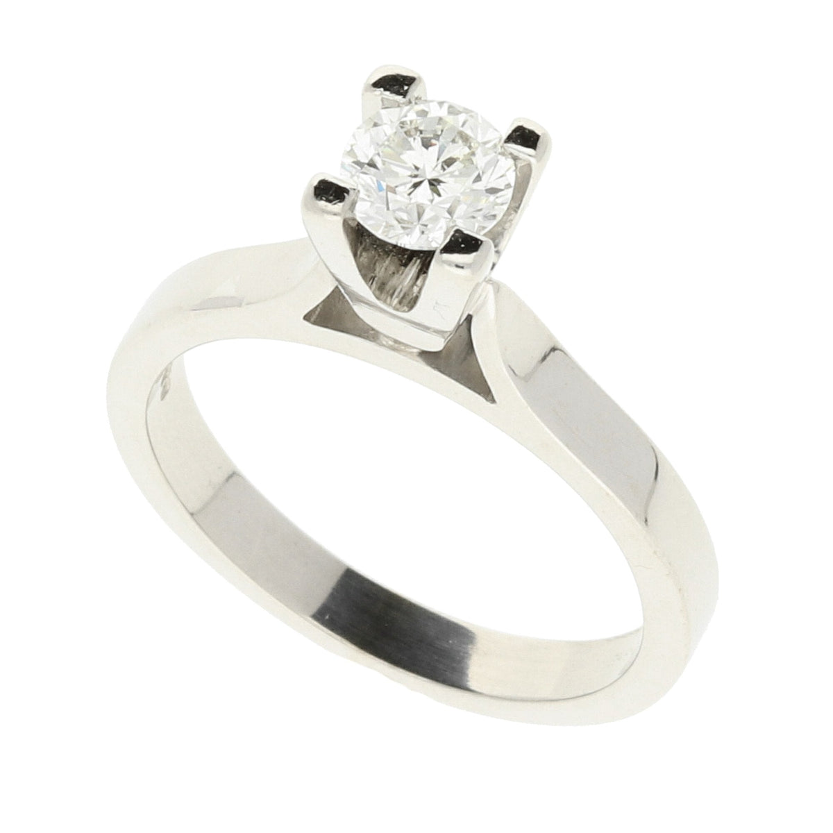 18ct White Gold Diamond Engagement Ring - 0.50ct