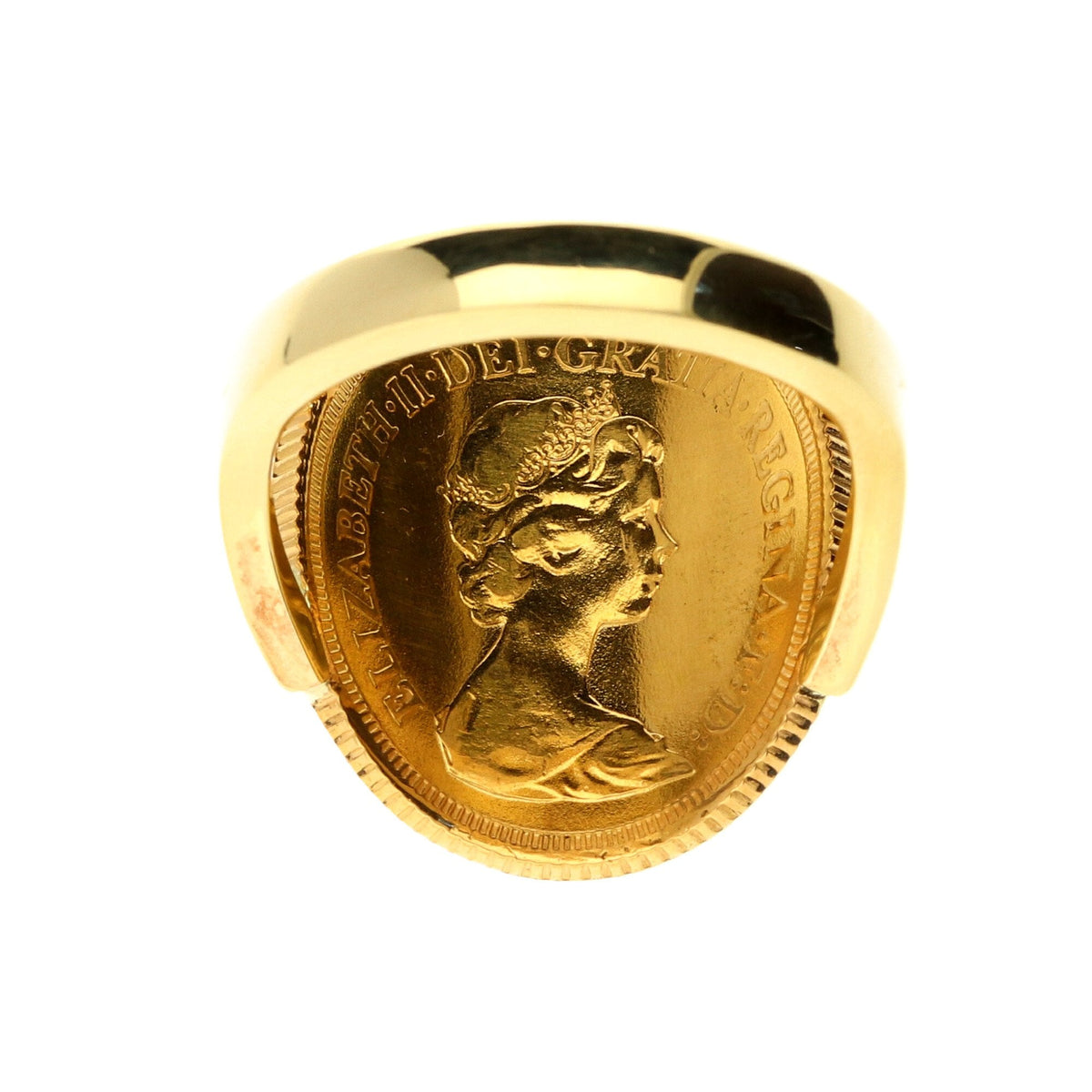 1978 Bent-Over Full Sovereign Ring - 11.3g