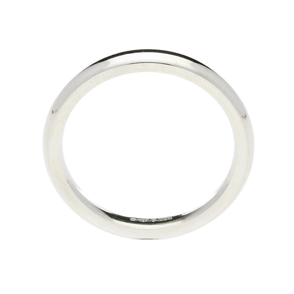 Ladies Platinum 2.5mm Court Wedding Ring - 4.30g