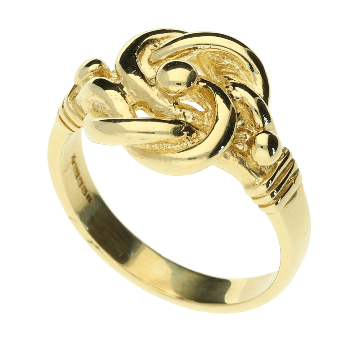 9ct Yellow Gold Knot Ring - 8.3g