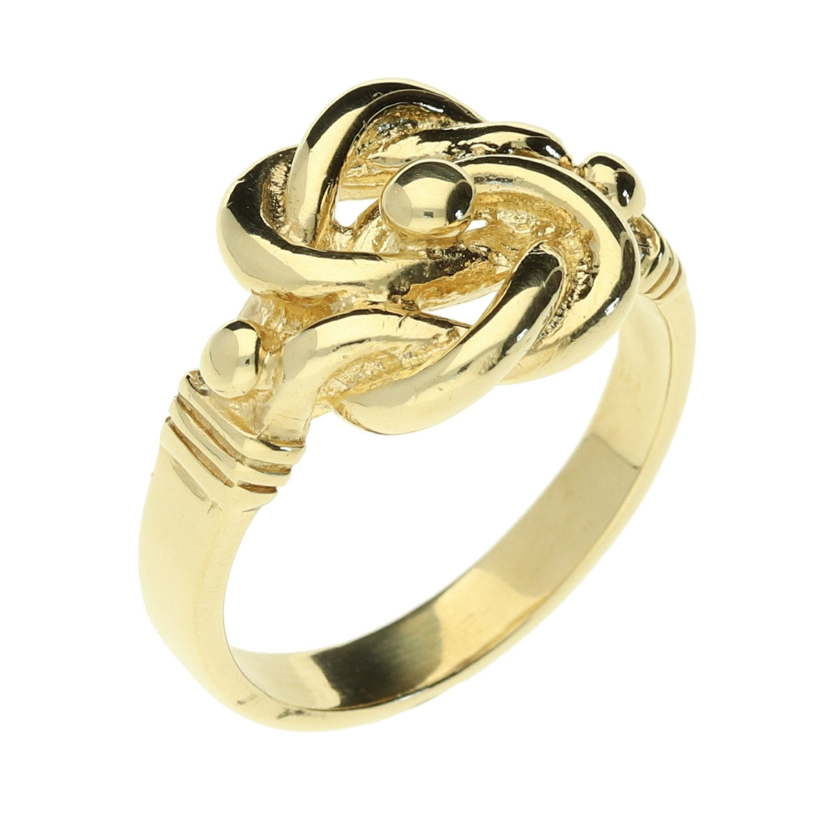 9ct Yellow Gold Knot Ring - 8.3g